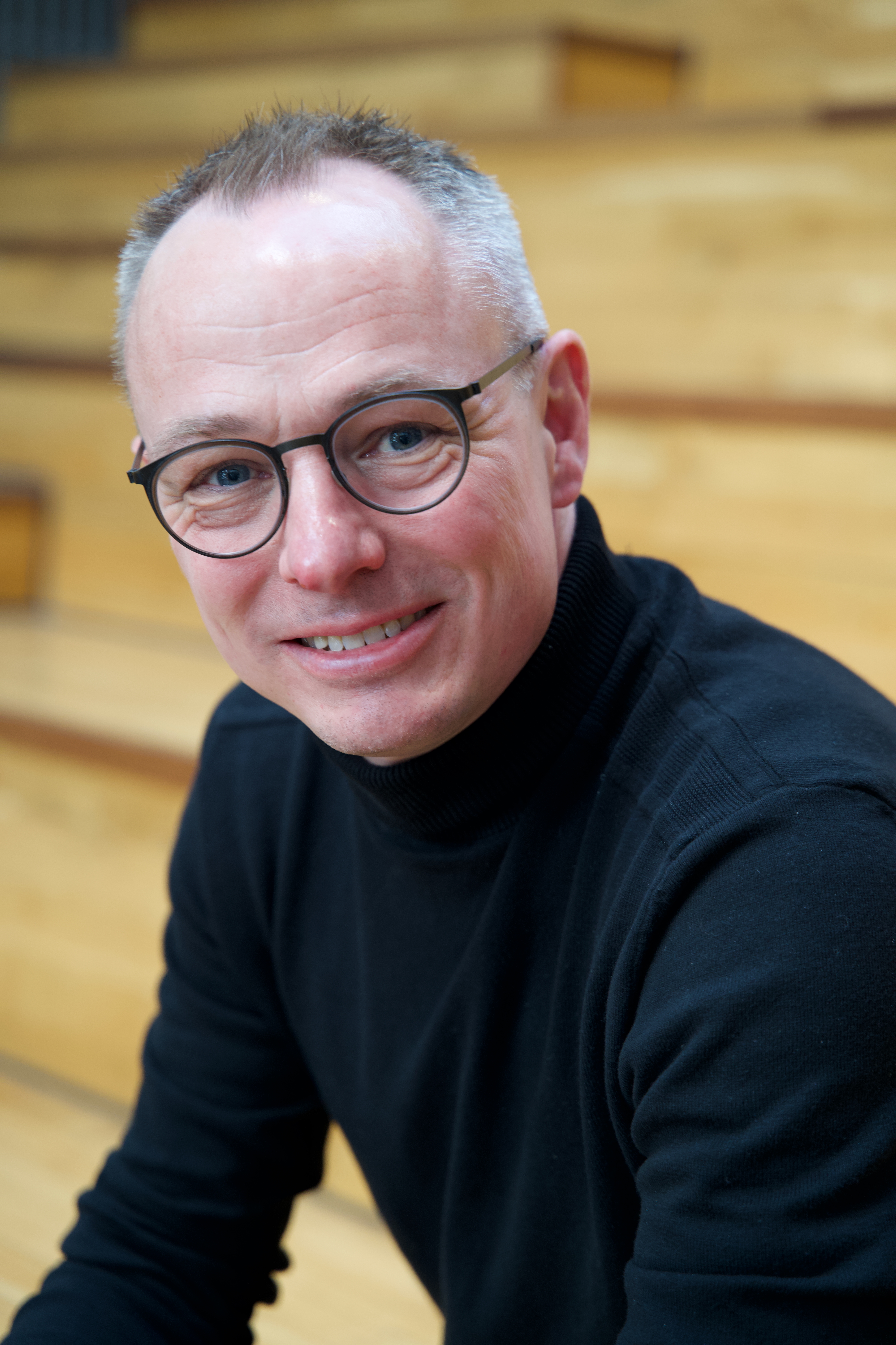 Leder af Den Kreative Skole i Silkeborg, Knud Mortensen, udvikler projekter, hvor musik og kultur indgår i arbejdet med trivsel, læring og sundhed. Foto: Grith Helen Gregersen