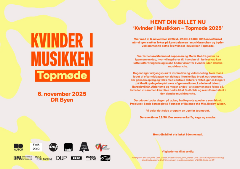 Kvinder i musikken plakat